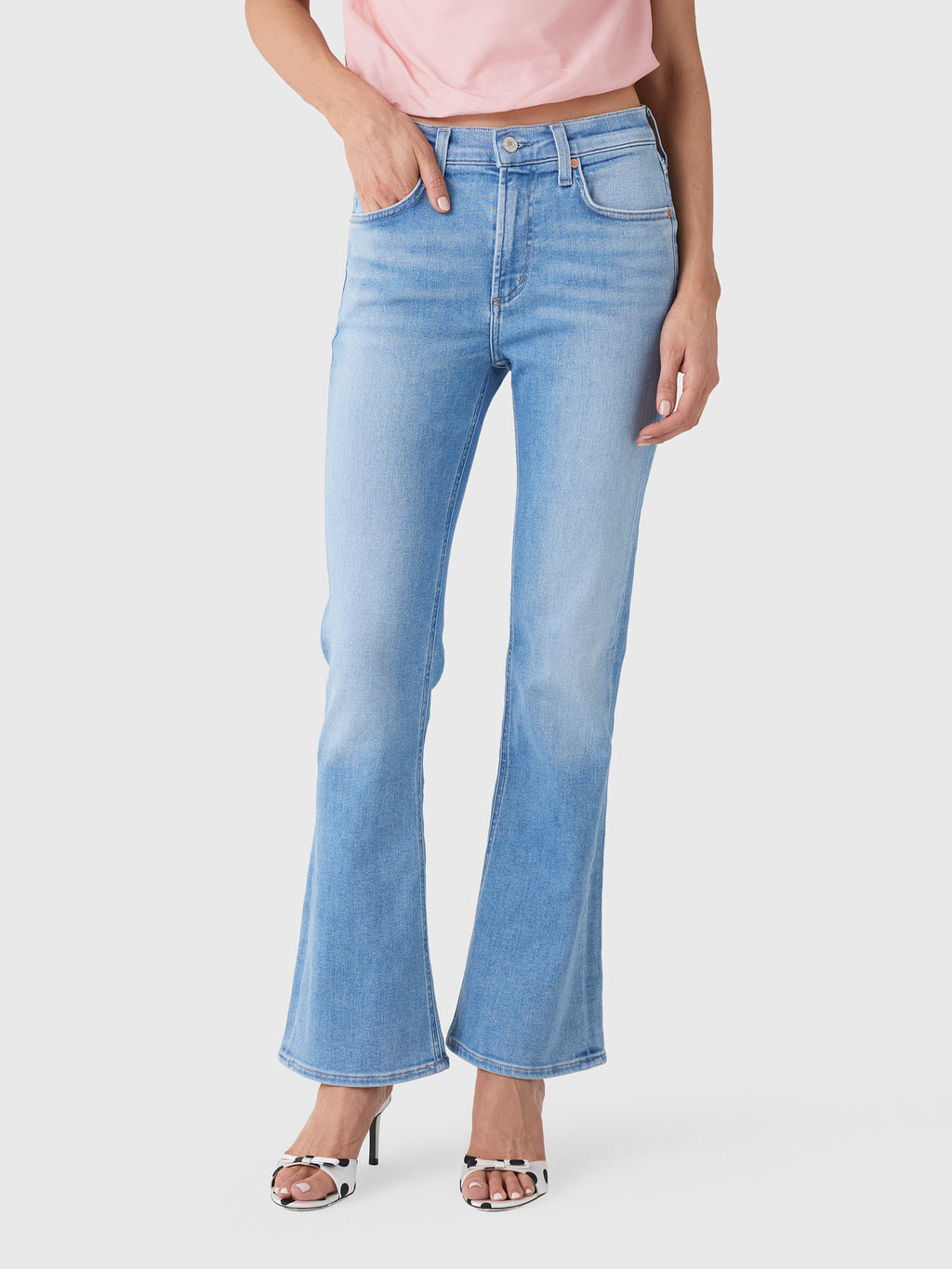 Citizens Of Humanity Women's Goldie Kick Flare Jean - Saint Bernard