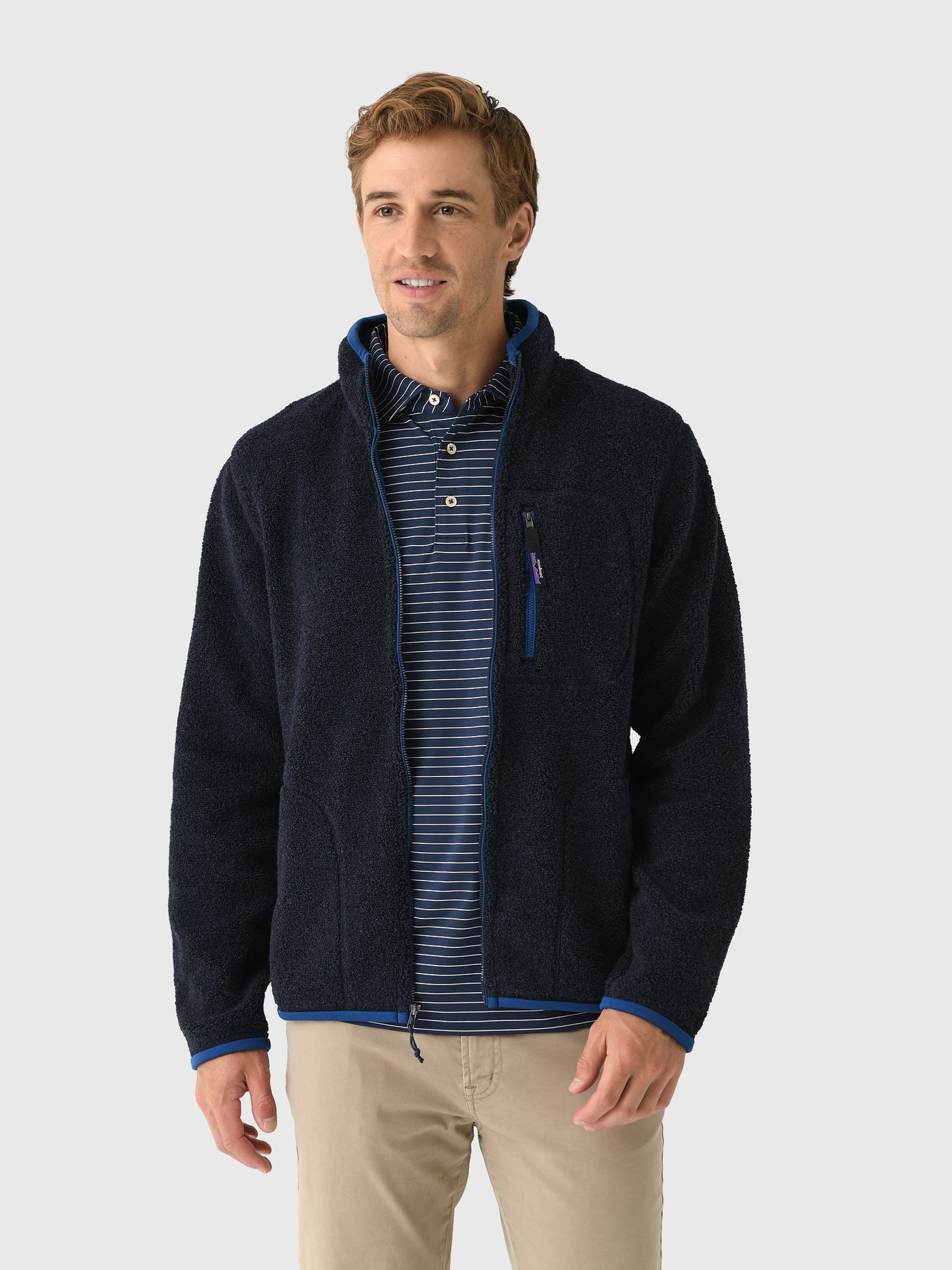 Patagonia Men's Reclaimed Fleece Jacket - Saint Bernard