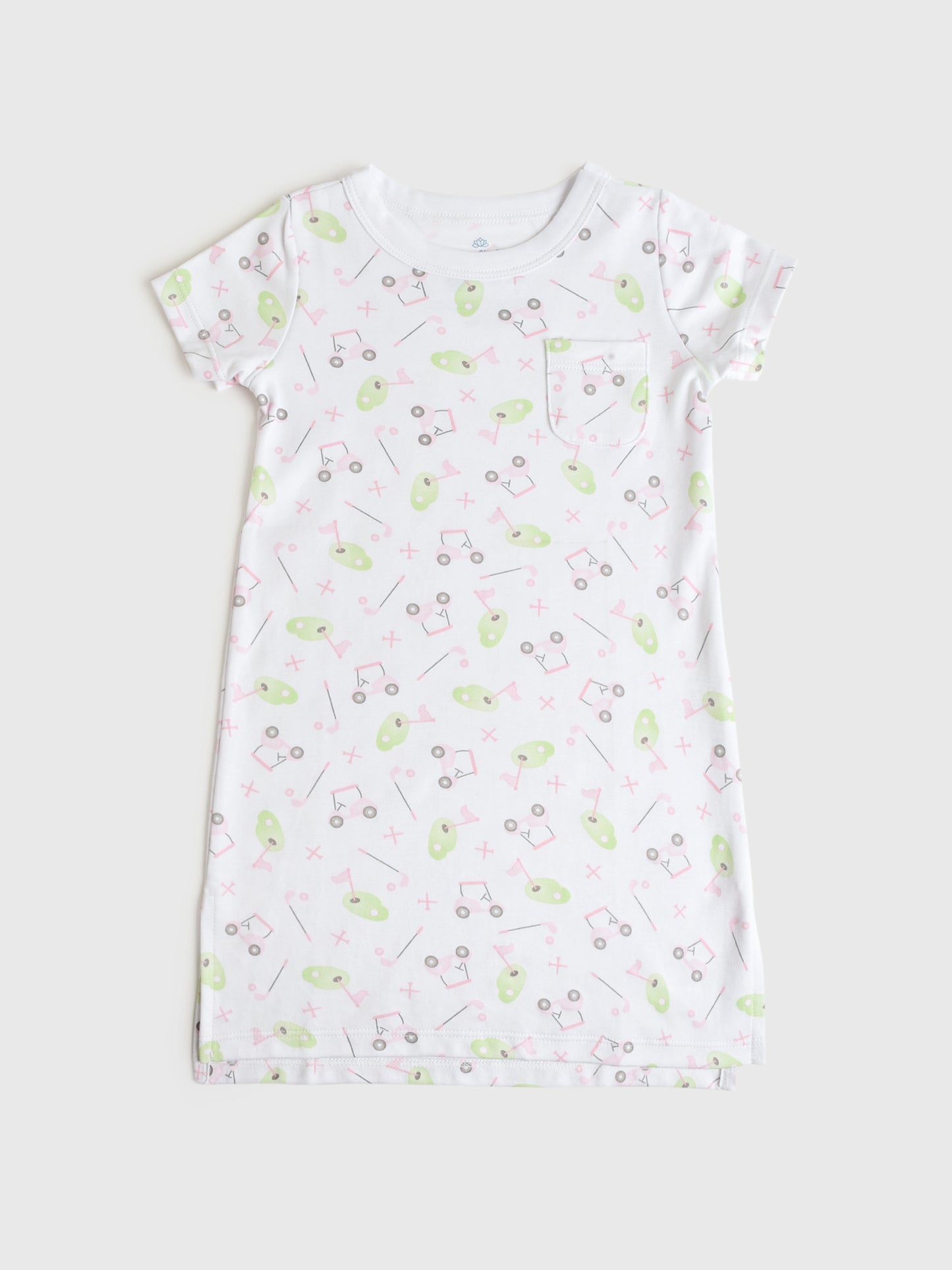 Magnolia Baby Girls' Tiny Tee Time Nightdress - Saint Bernard