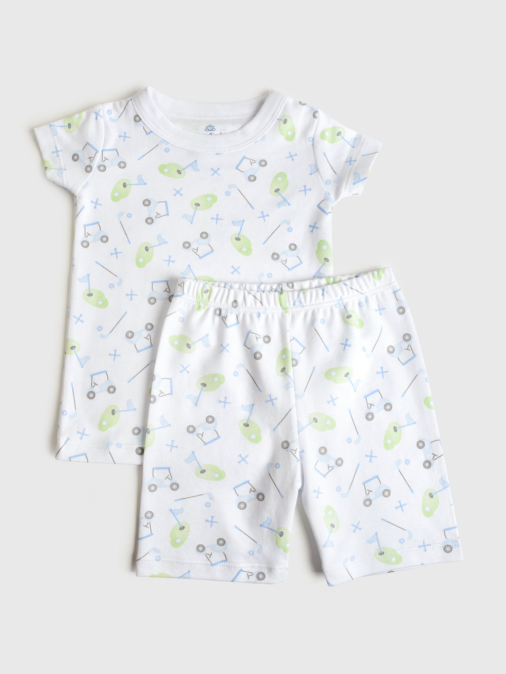 Magnolia Baby Boys' Tiny Tee Time Short Pajama Set - Saint Bernard