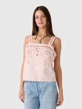 Berenice Women's Clotilde Broderie Top - Saint Bernard