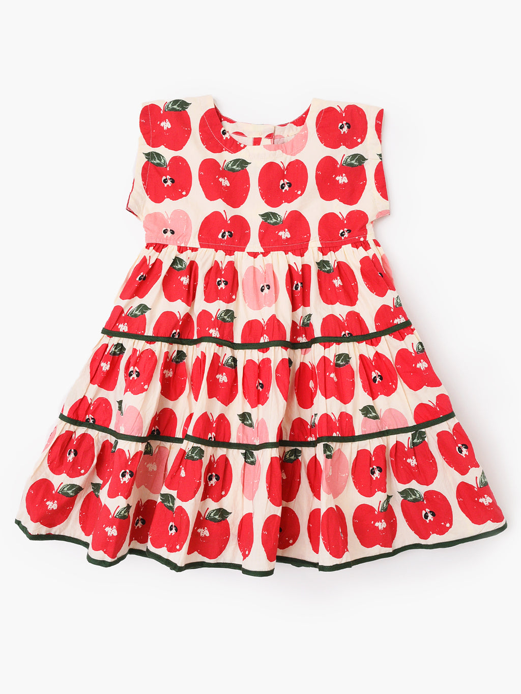 Pink Chicken Girl's Peachy Dress - Saint Bernard