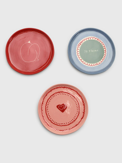 Laetitia Rouget Je T'aime Jewelry Plate Set