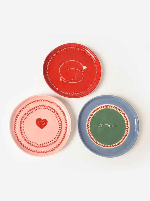 Laetitia Rouget Je T'aime Jewelry Plate Set