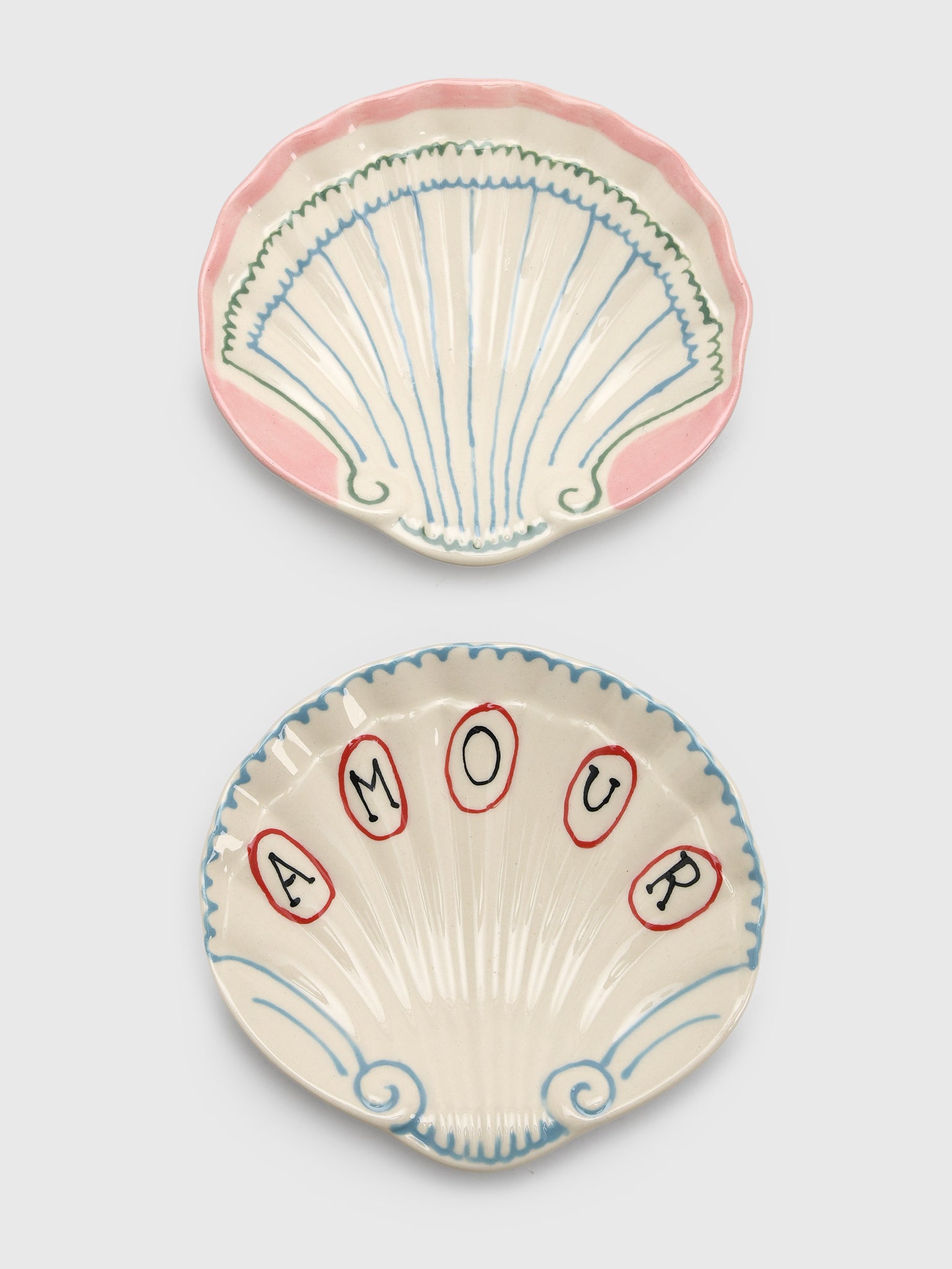 Laetitia Rouget Amour Shell Dish Set of 2 - Saint Bernard