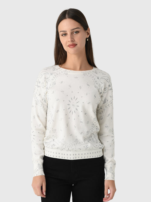 MVG Women's Bandana Crewneck Sweater