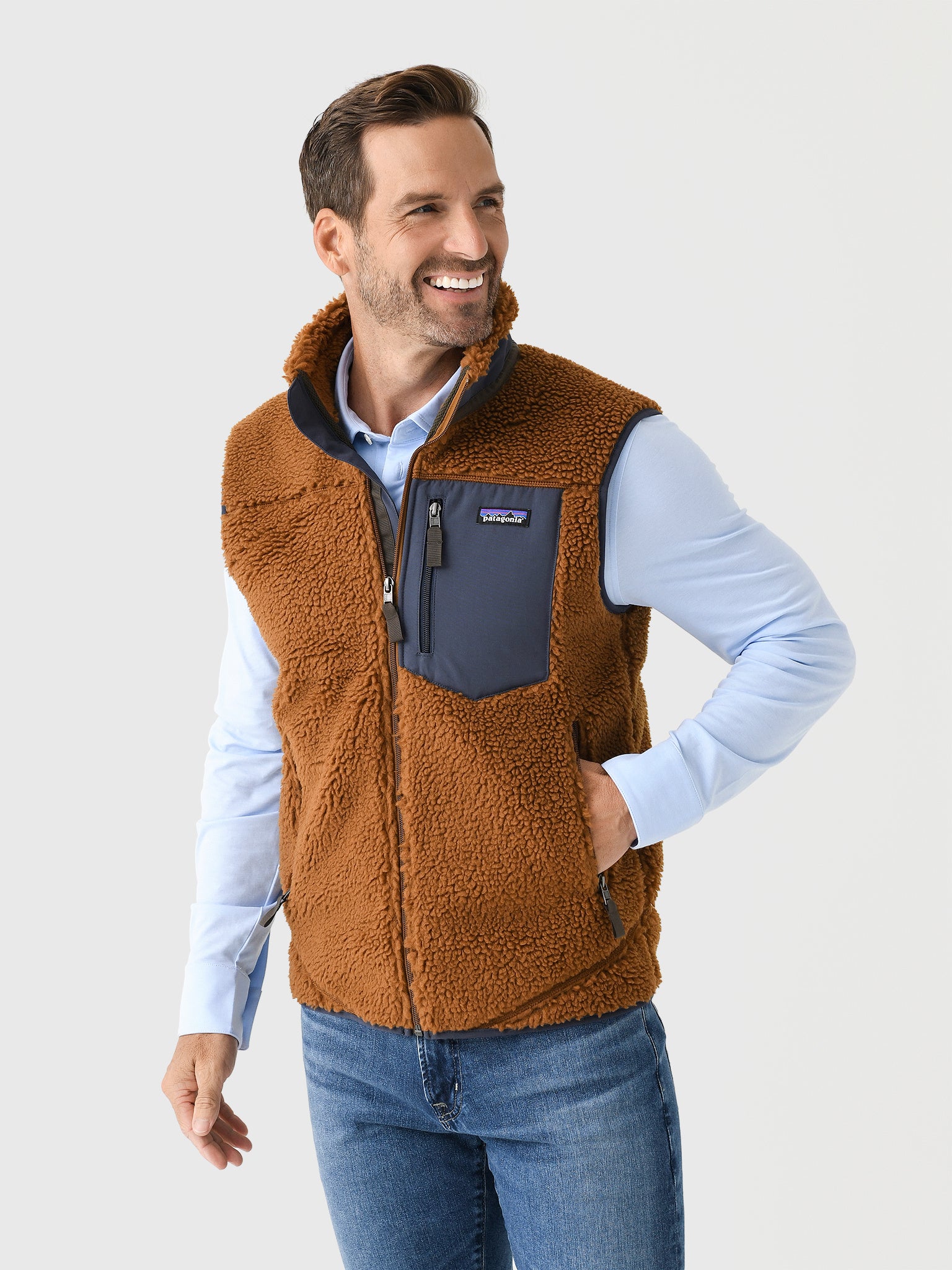 Patagonia Men's Classic Retro-X® Fleece Vest - Saint Bernard