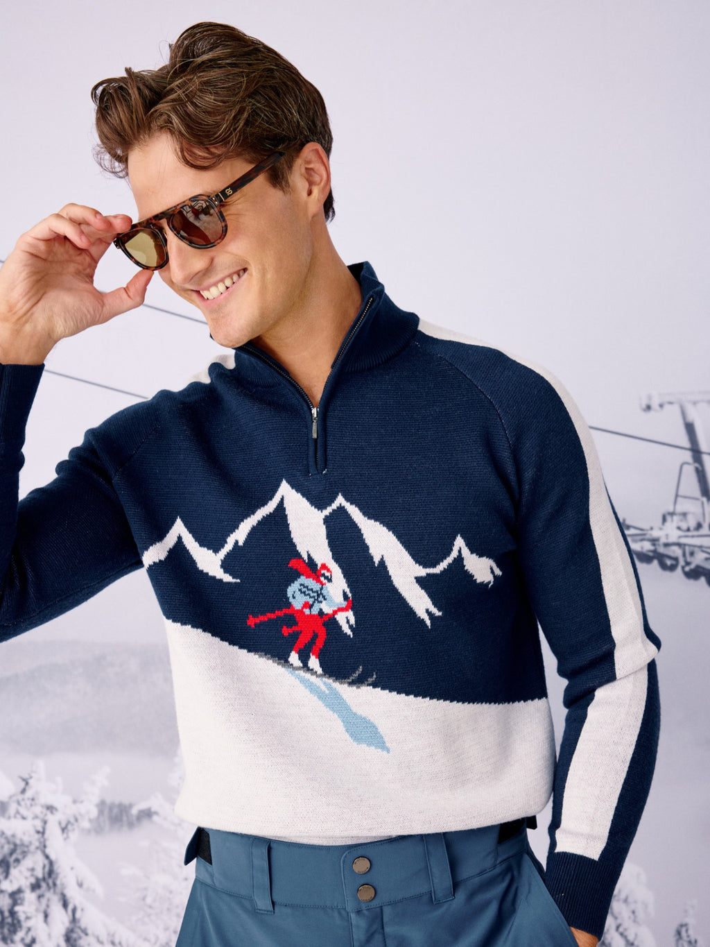 We Norwegians Men's After Ski Sweater - Saint Bernard