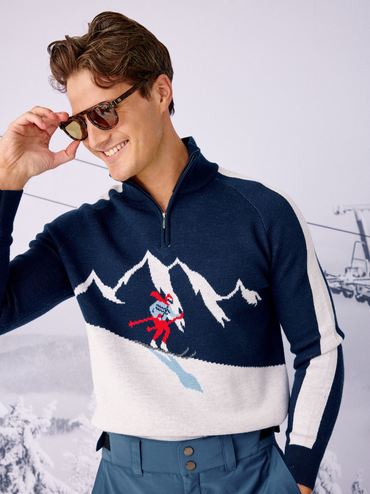 We Norwegians Men's After Ski Sweater - Saint Bernard