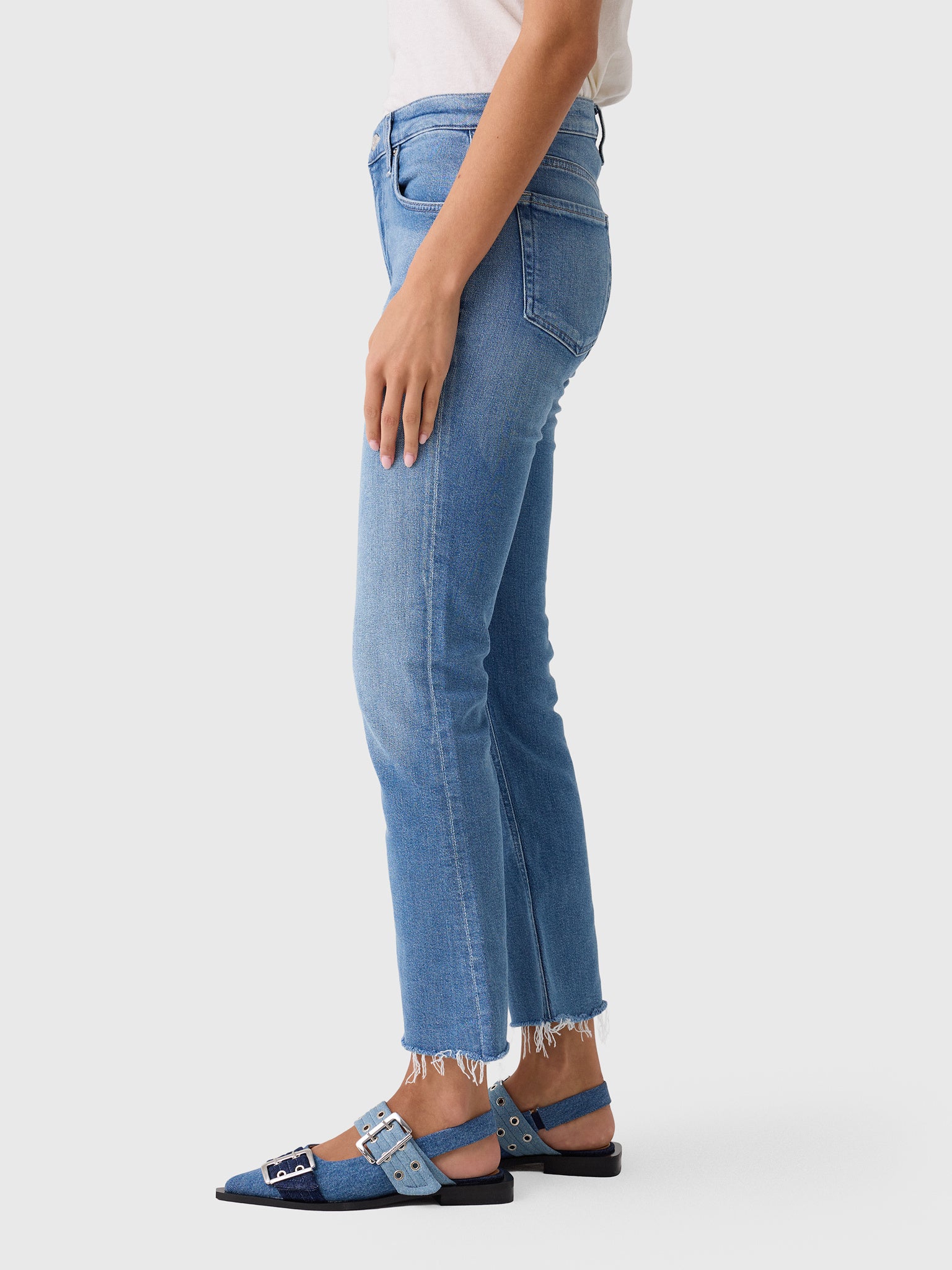 Citizens Of Humanity Women's Goldie Ankle Kick Flare Jean - Saint Bernard