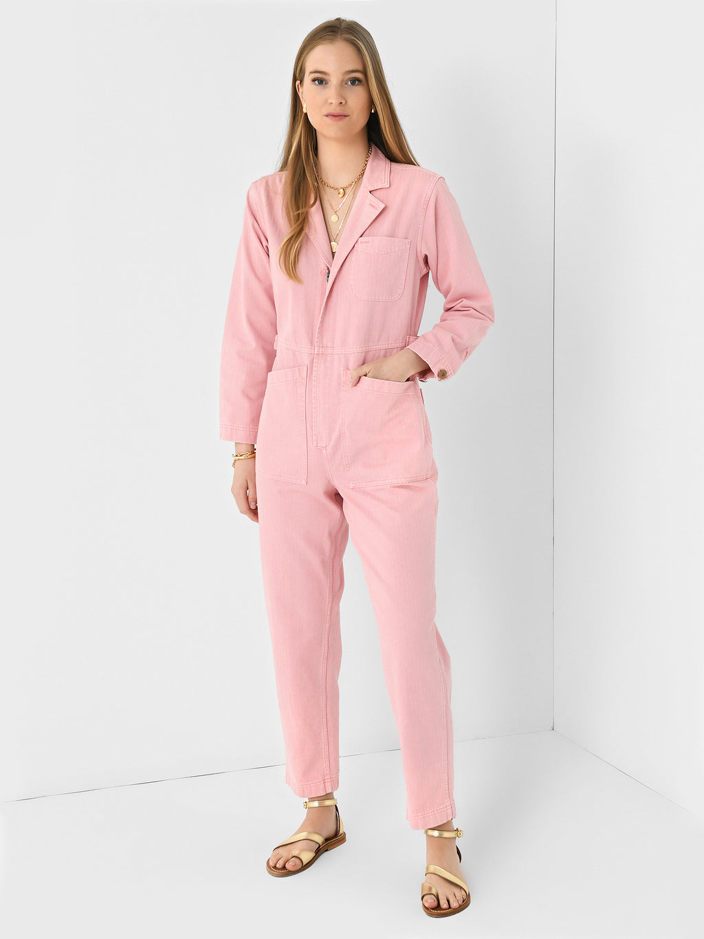 Alex Mill Women's Standard Zip Jumpsuit - Saint Bernard