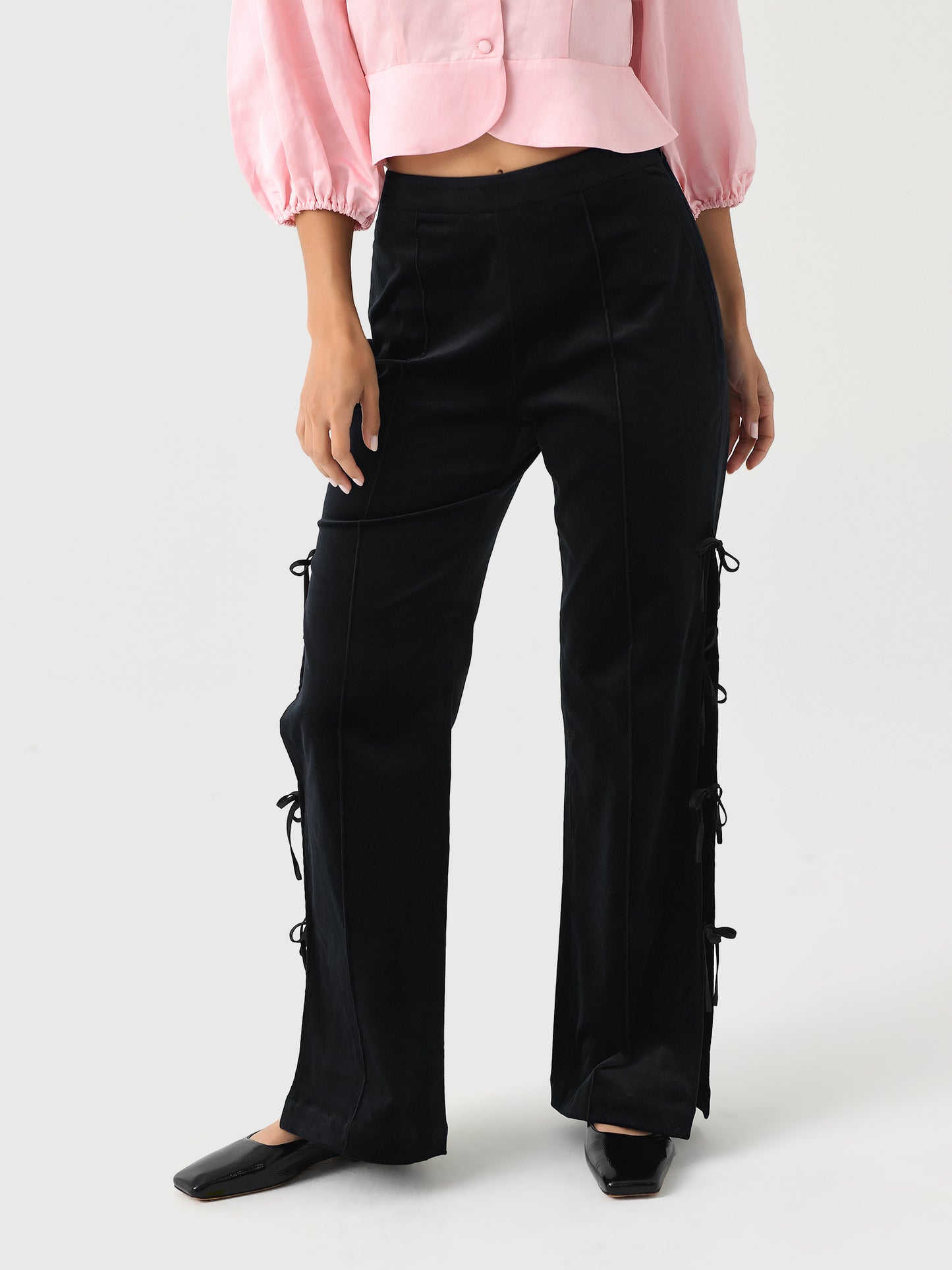 Kitri Women's Rosamund Velvet Trouser - Saint Bernard