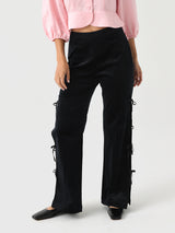 Kitri Women's Rosamund Velvet Trouser - Saint Bernard