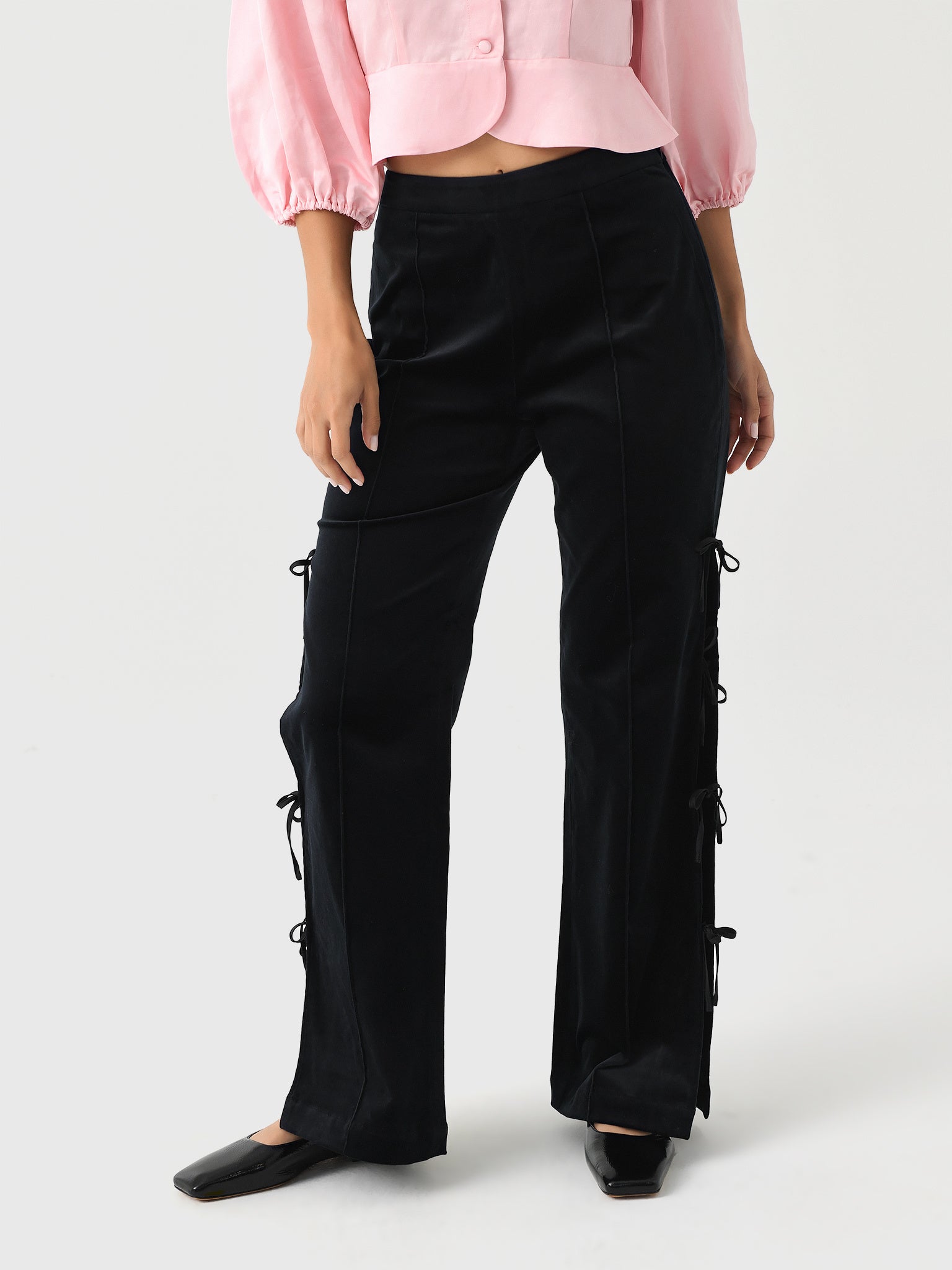 Kitri Women's Rosamund Velvet Trouser - Saint Bernard