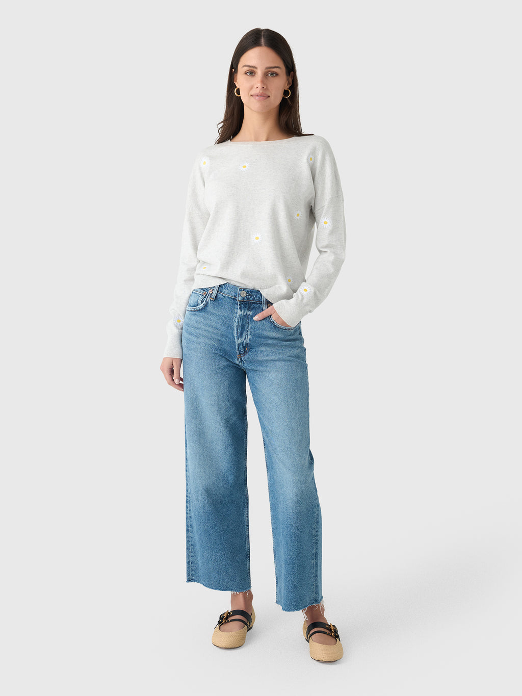 MVG Women's Daisy Crewneck Sweater - Saint Bernard
