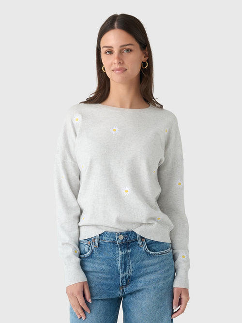 MVG Women's Daisy Crewneck Sweater