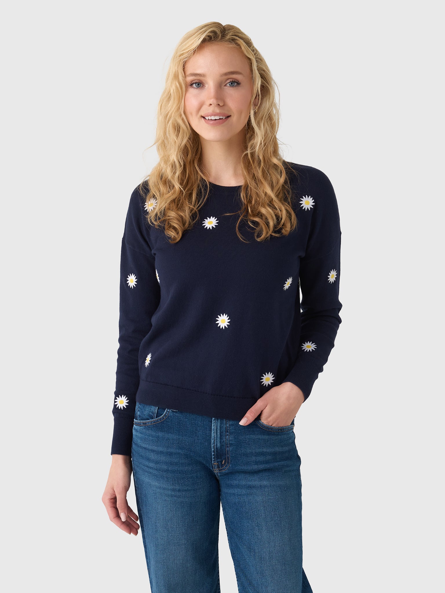 MVG Women's Daisy Crewneck Sweater - Saint Bernard