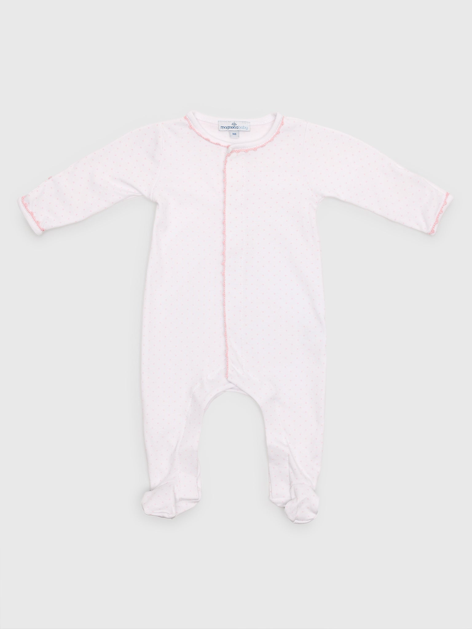 Magnolia Baby Baby Little Love Footie - Saint Bernard