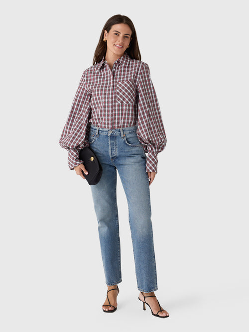 Citizens Of Humanity Women's 90s French High Rise Straight Jean - Saint Bernard