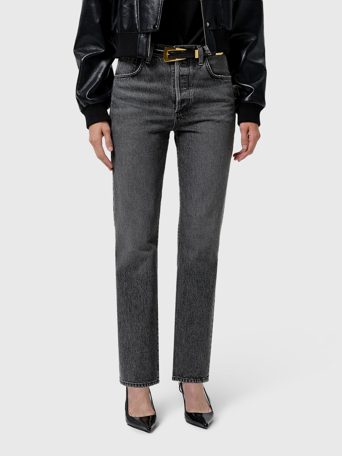 Citizens Of Humanity Women's 90s French High Rise Straight Jean - Saint Bernard