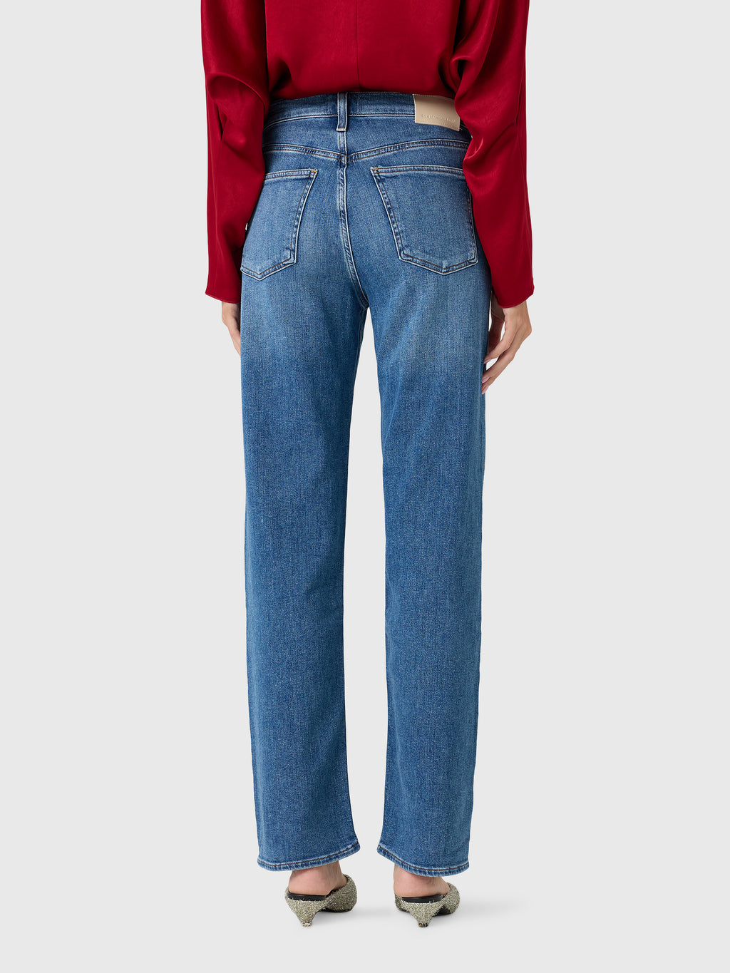 Citizens Of Humanity Women's Palma Straight Long Clean Hem Jean - Saint Bernard