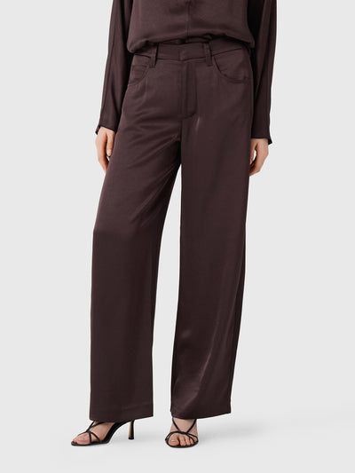 Citizens Of Humanity Women's Brynn Japanese Hammered Satin Trouser - Saint Bernard