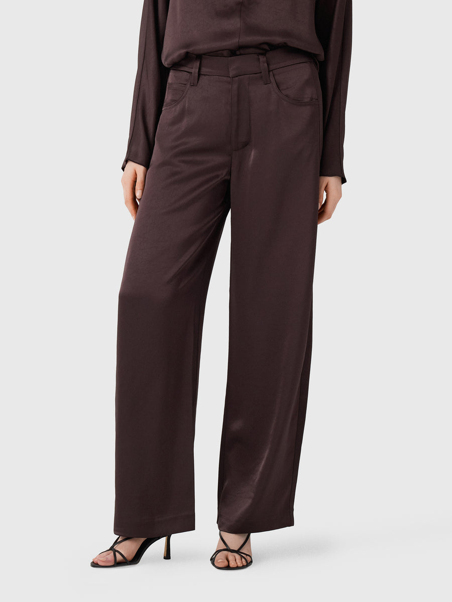 Citizens Of Humanity Women's Brynn Japanese Hammered Satin Trouser - Saint Bernard