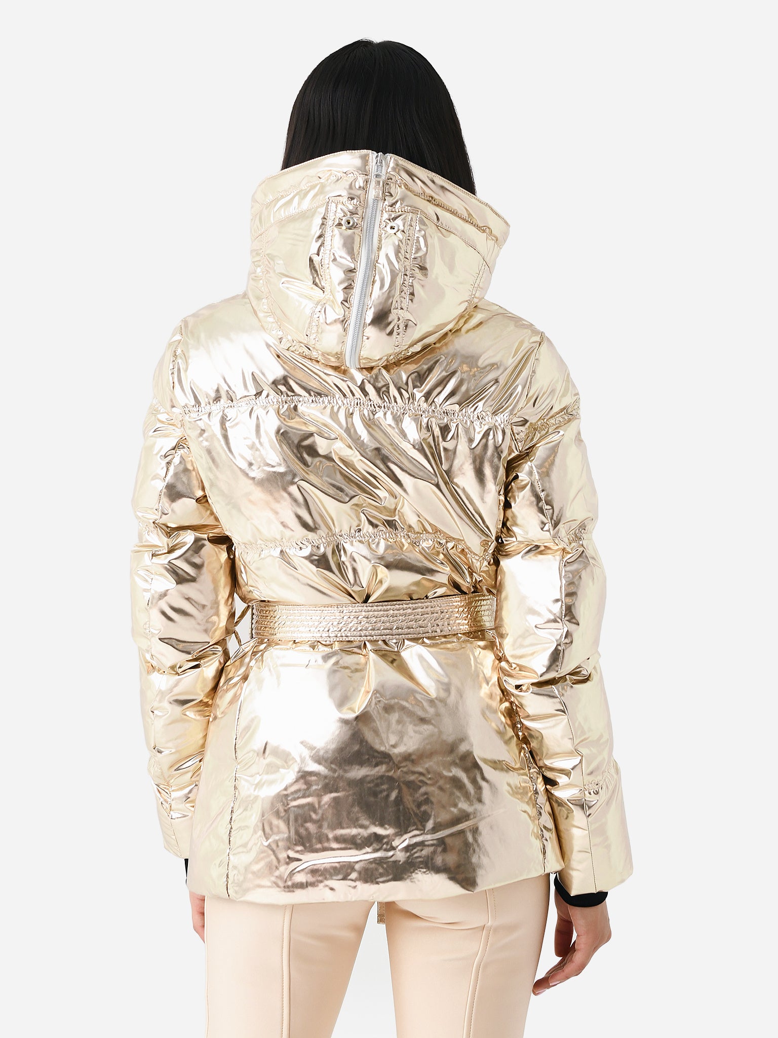 Jet Set Women's Chamonix Belted Ski Jacket | $1,850.00 | Saint Bernard