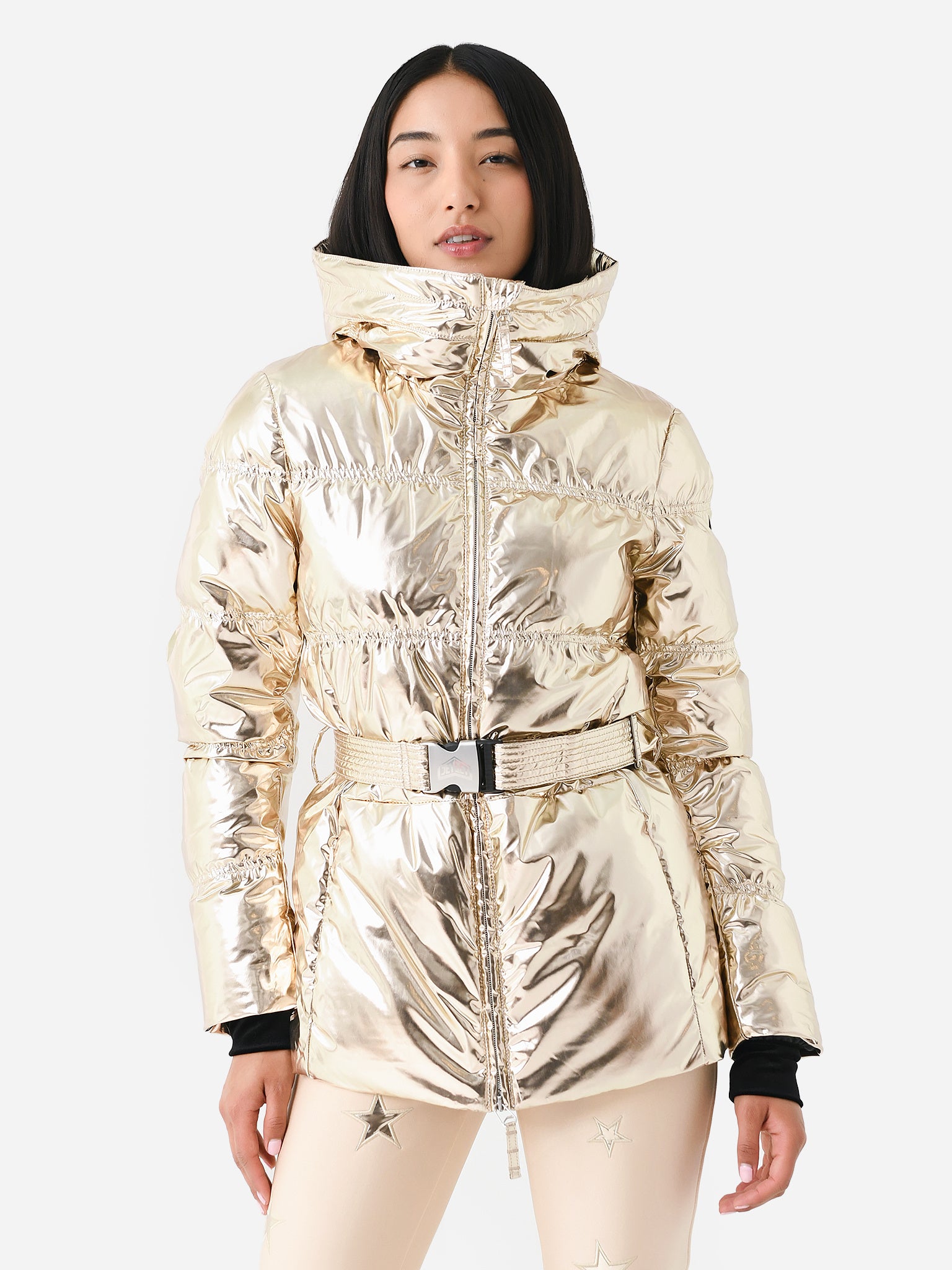 Jet Set Women's Chamonix Belted Ski Jacket | $1,850.00 | Saint Bernard