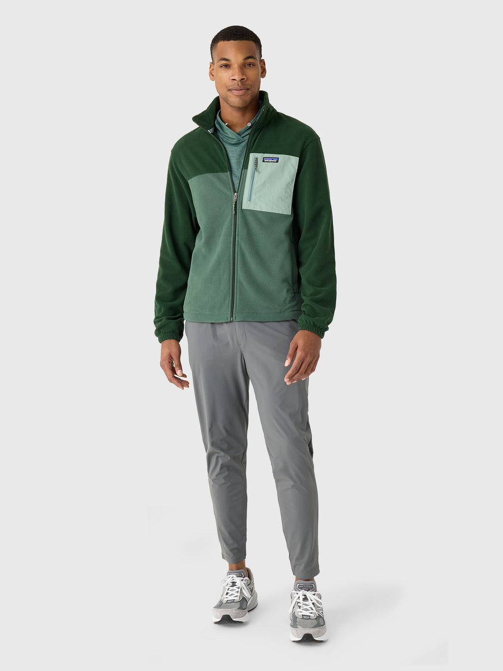 Patagonia Men's Micro D Fleece Patch Pocket Jacket - Saint Bernard