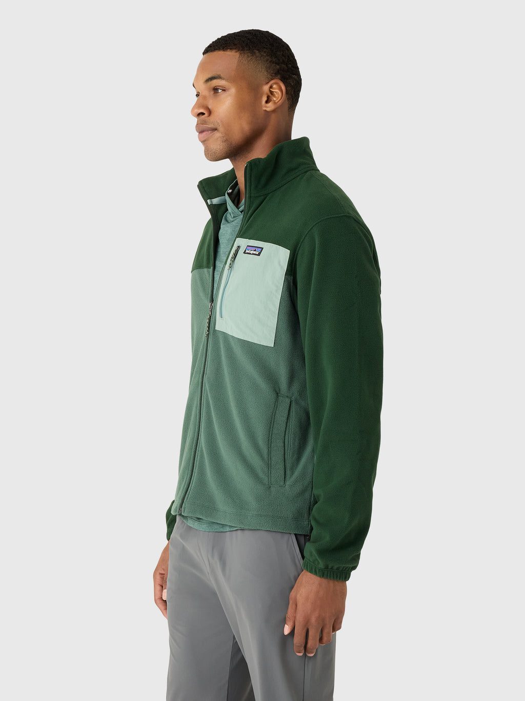 Patagonia Men's Micro D Fleece Patch Pocket Jacket - Saint Bernard