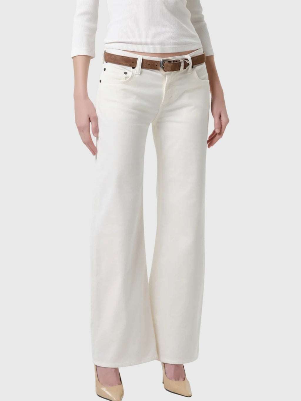 Citizens Of Humanity Women's Nora Corduroy Trouser Leg Pant - Saint Bernard