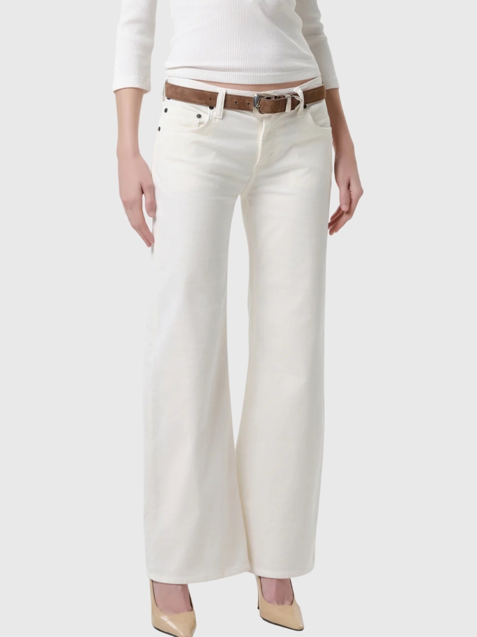 Citizens Of Humanity Women's Nora Corduroy Trouser Leg Pant - Saint Bernard