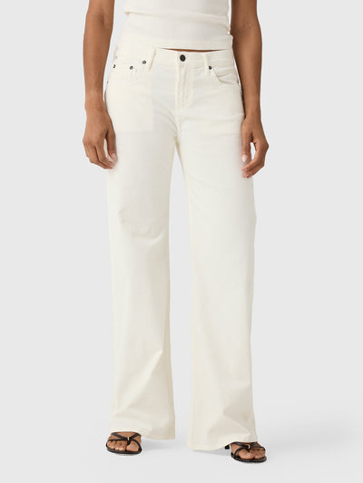 Citizens Of Humanity Women's Nora Corduroy Trouser Leg Pant - Saint Bernard