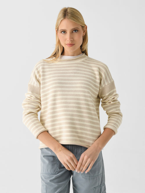Alex Mill Women's Mariner Striped Rollneck Sweater