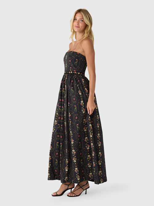 Agua By Agua Bendita Women's Lienzo Noche Maxi Dress - Saint Bernard