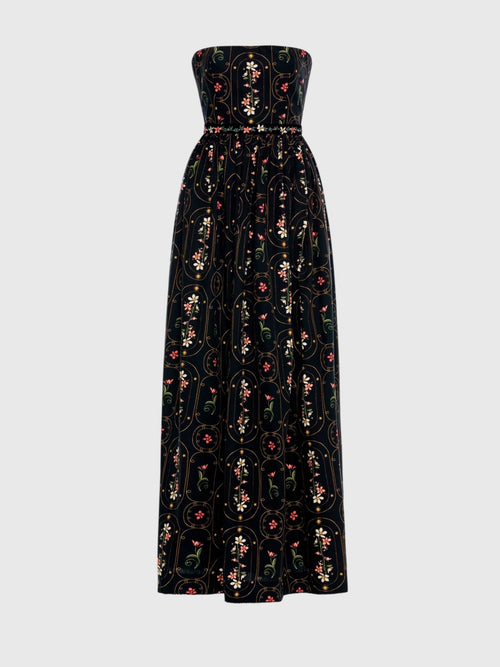 Agua By Agua Bendita Women's Lienzo Noche Maxi Dress - Saint Bernard