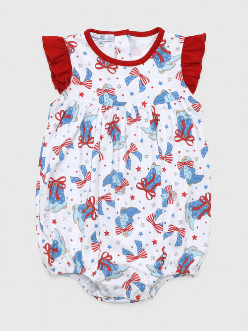 Magnolia Baby Baby Girls' Firecracker Cutie Bubble