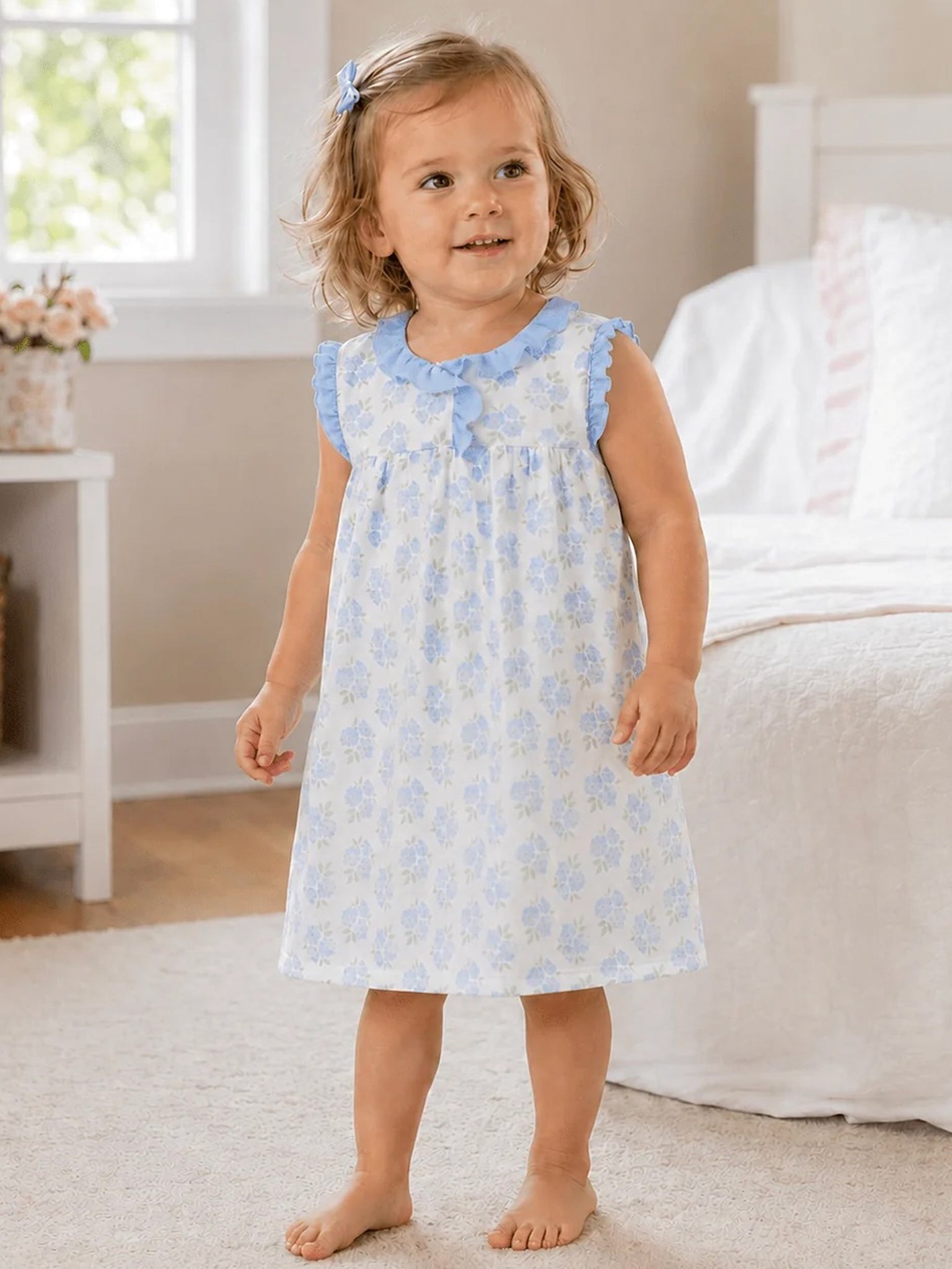 Magnolia Baby Girls' Dreamy Hydrangeas Nightdress