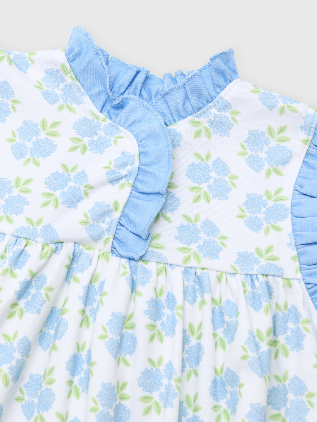 Magnolia Baby Girls' Dreamy Hydrangeas Nightdress - Saint Bernard