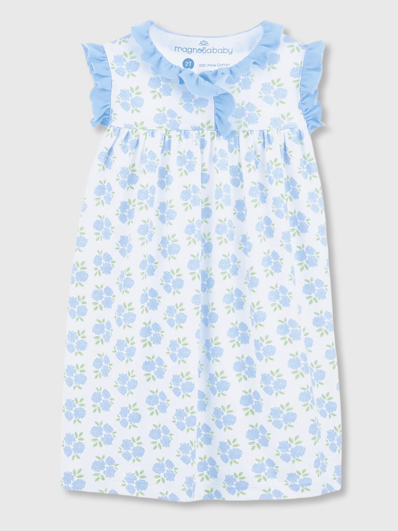Magnolia Baby Girls' Dreamy Hydrangeas Nightdress