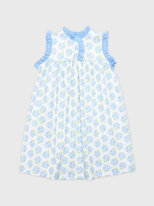 Magnolia Baby Girls' Dreamy Hydrangeas Nightdress - Saint Bernard