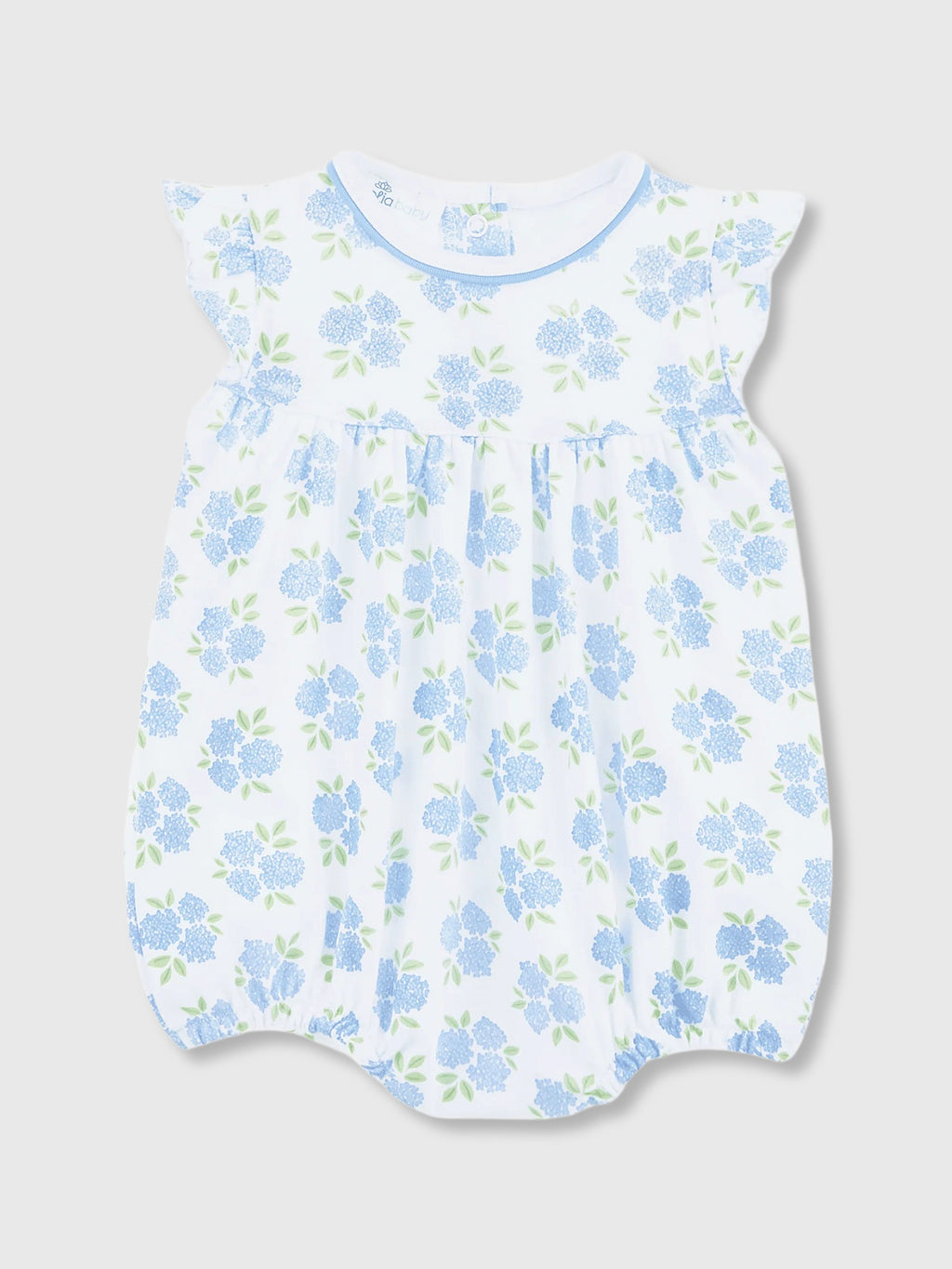 Magnolia Baby Baby Girls' Dreamy Hydrangeas Flutters Bubble