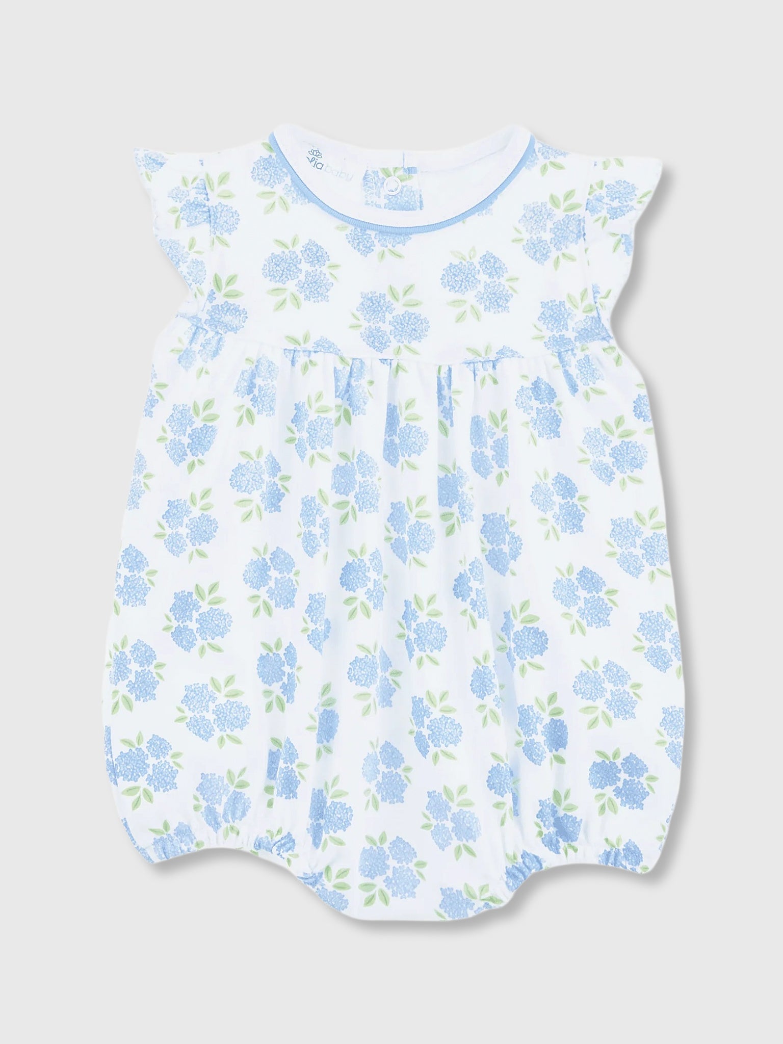 Magnolia Baby Baby Girls' Dreamy Hydrangeas Flutters Bubble