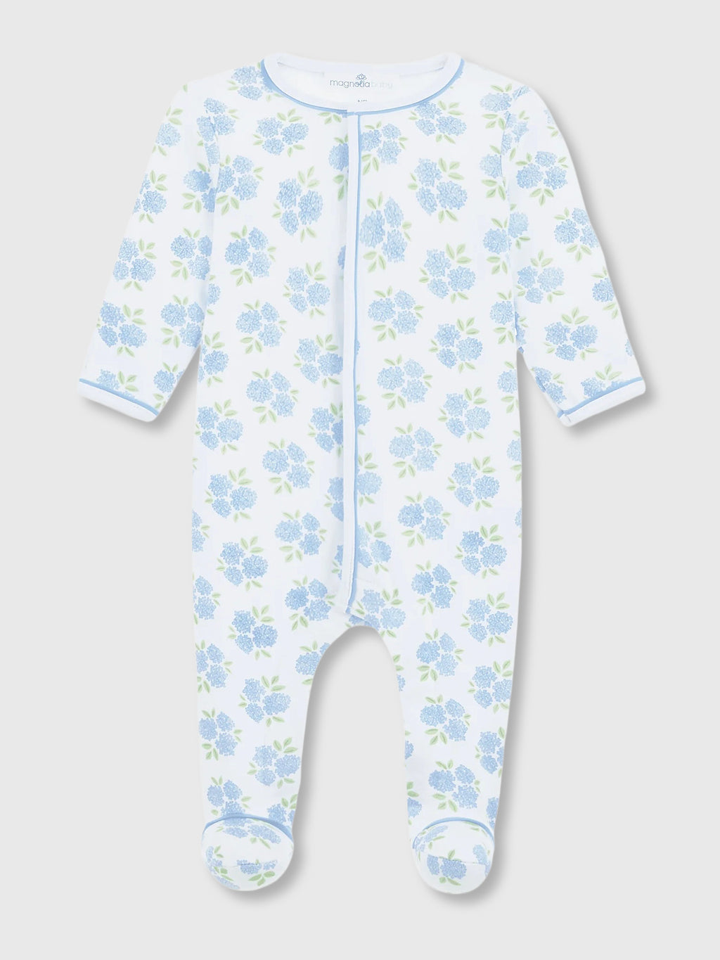 Magnolia Baby Baby Girls' Dreamy Hydrangeas Footie