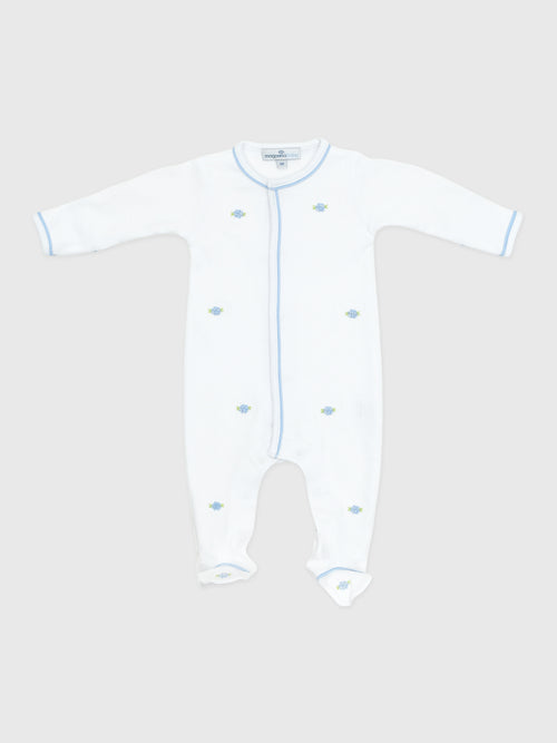 Magnolia Baby Baby Girls' Dreamy Hydrangeas Footie
