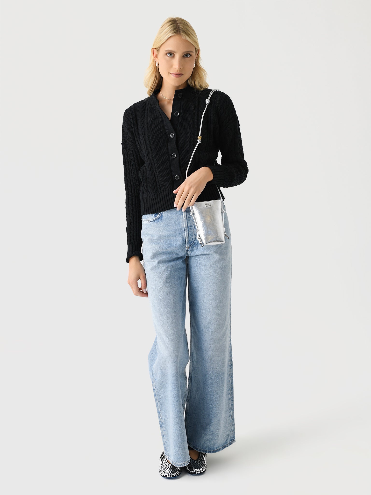 Alex Mill Women's Cable Knit Nico Chunky Cardigan | $165.00