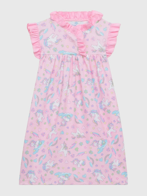 Magnolia Baby Girls' Enchanted Unicorns Flutters Nightdress