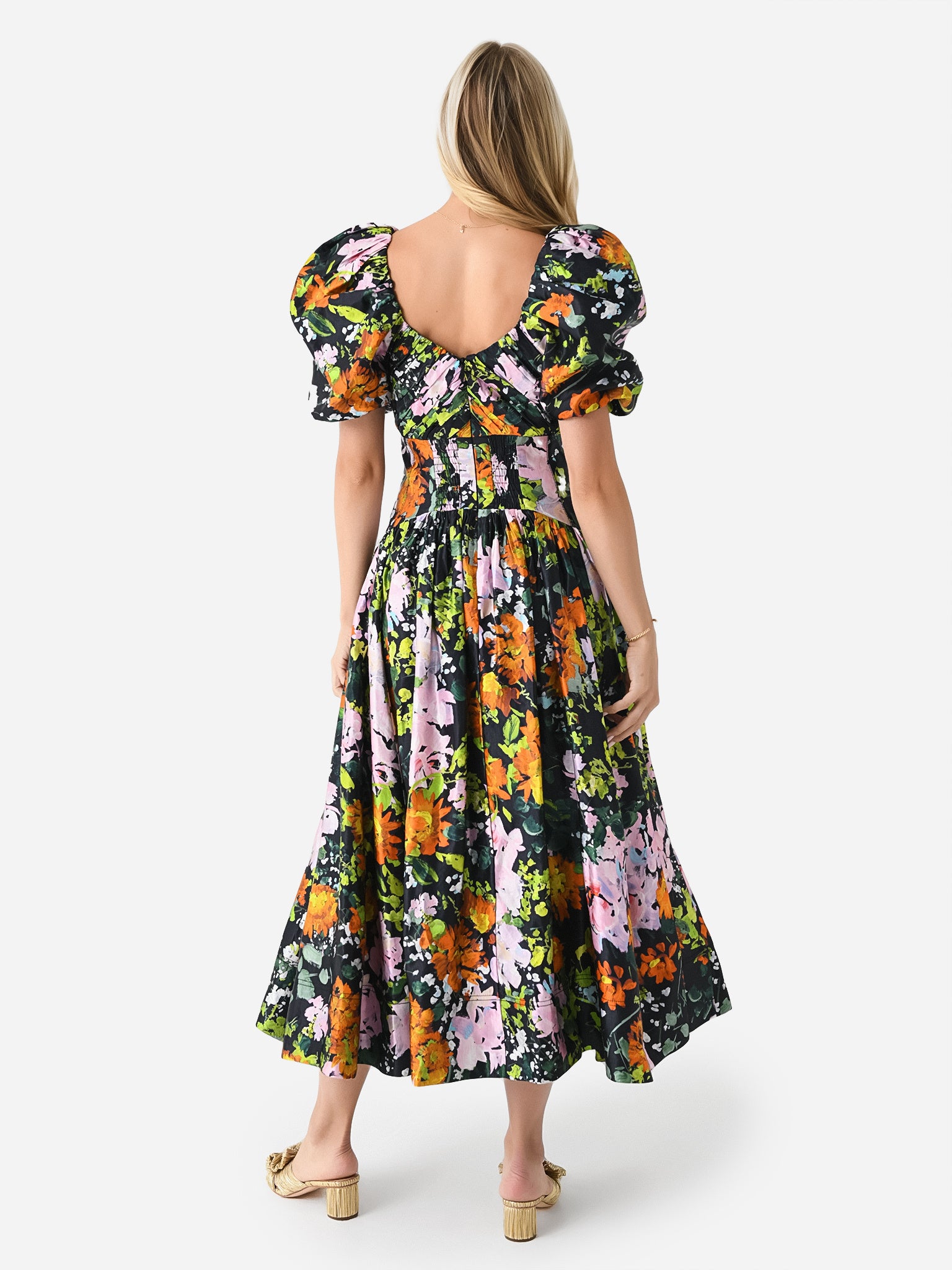 aje gabrielle plunge midi dress Aje - Gabrielle Plunge Midi Dress Black (Size 10) Goldie's