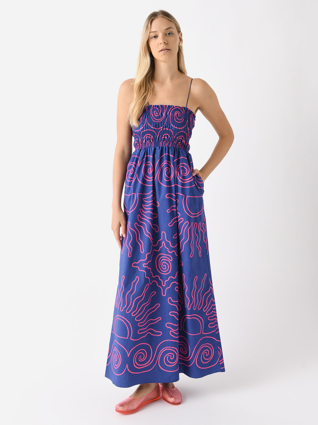 Cala De La Cruz Women's Ossane Dress - Saint Bernard